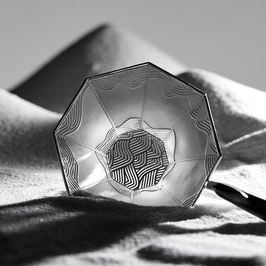 故式无边山度茶落·足银999·独家原创设计 商品图5