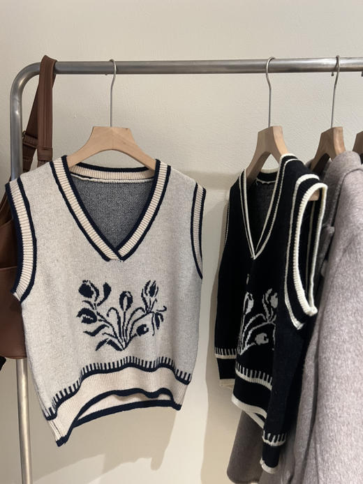 复古文艺风马甲 商品图8