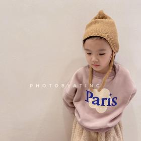 【抓绒面料制成，优异保暖性能！】2023童装秋冬装新款 儿童冬款韩版抓绒卫衣女童男童打底衫具备舒适的穿着体验和优异的耐久性，能够满足孩子们日常活动的需求lm