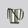 【韩版复古格纹水桶包】撞色时尚条纹手提包  通勤时尚单肩包  大容量 商品缩略图6