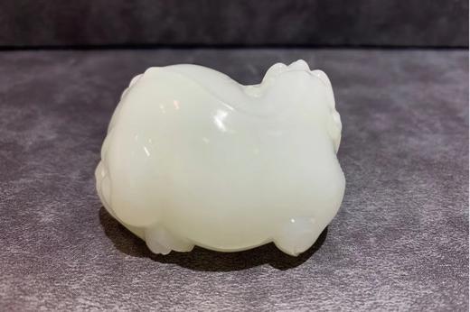 【御珠宫坊·传承系列】羊脂白玉貔貅把件 商品图3