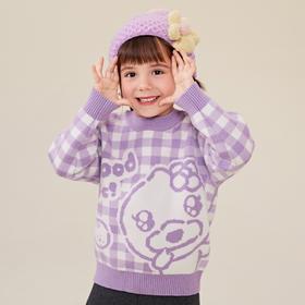 B.DUCK小黄鸭童装冬季套头针织衫毛衣毛衣 FF5412006