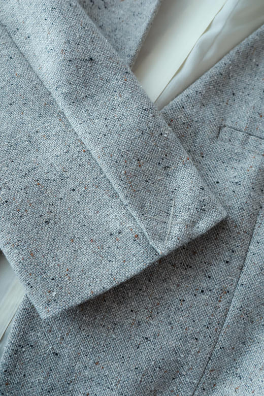 老钱叠穿烟花灰马甲套装 商品图9