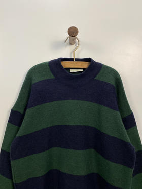 80年代 Vintage 法国制 Lacoste 鳄鱼 针织毛衣 _SWT(M)