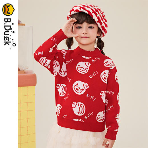 B.DUCK小黄鸭童装冬季套头针织衫 FF5412005 商品图2