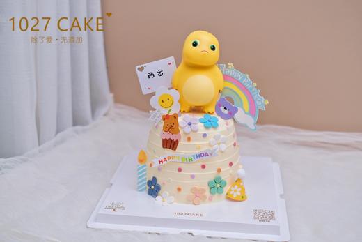 1027CAKE |   小奶龙蛋糕 翻糖花花 商品图1
