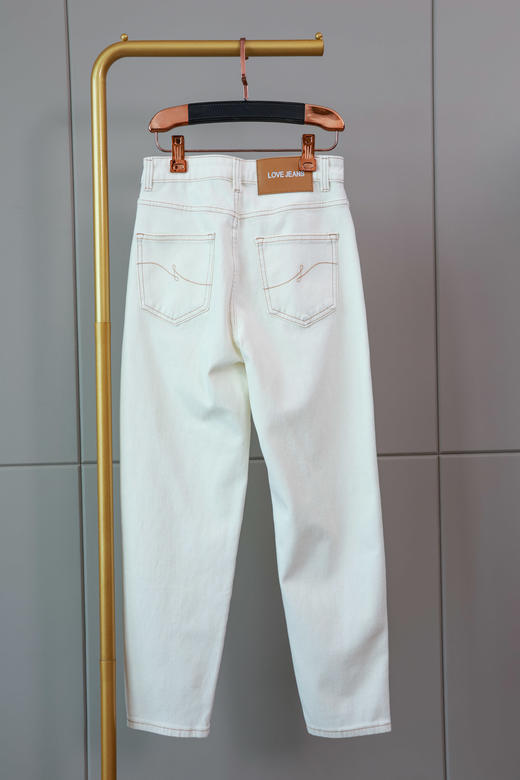 设计明线锥形牛仔裤 商品图8