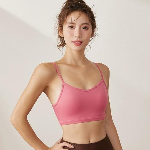 【限时秒】YOGACODE【火树银花系列】减震跑步健身普拉提瑜伽背心YCDSB610（一体式固定杯） 商品图4