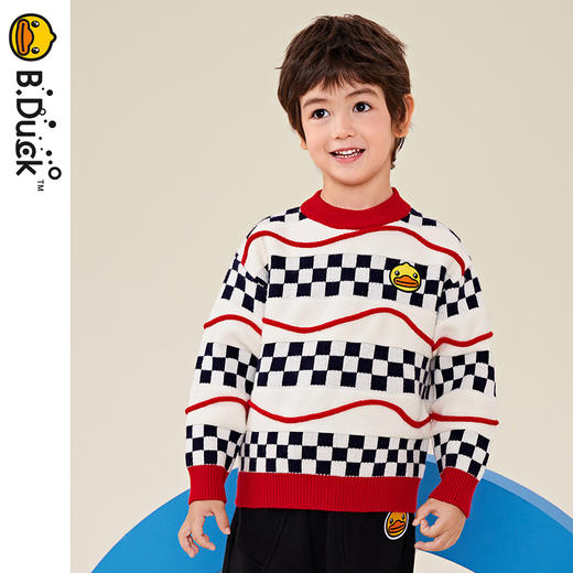B.DUCK小黄鸭童装冬季套头针织衫毛衣 BF5412075 商品图0