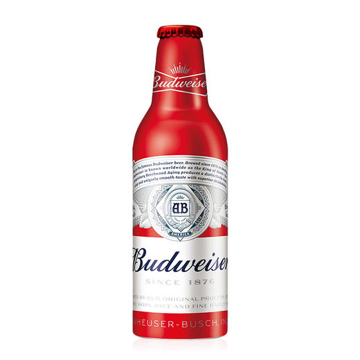 百威啤酒 玲珑红铝瓶 310ml*24瓶 商品图2