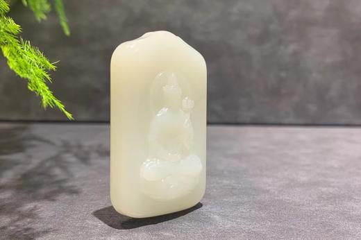 【御珠宫坊】羊脂白玉大势至菩萨 商品图4