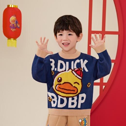 B.DUCK小黄鸭童装冬季套头针织衫 BF5412051 商品图4