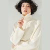 东黎 • 小山羊绒女士秋冬拉链翻领半胸套头衫 3342 商品缩略图0