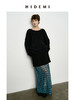 HIDEMI 极简慵懒廓形粗针宽松山羊绒大毛衣 商品缩略图0