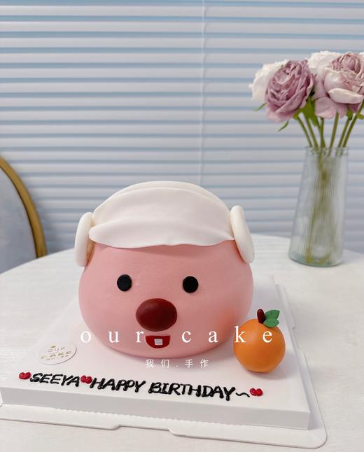 小海狸露比loopy立体卡通蛋糕-低糖处理无添加 商品图3