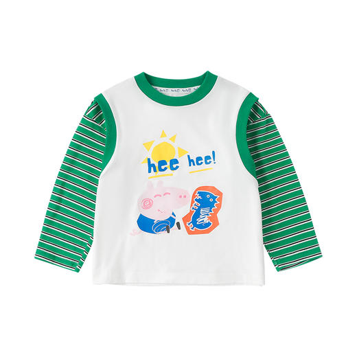 【清仓捡漏】【80-130】【小猪佩奇】男童春秋长袖T恤 商品图4