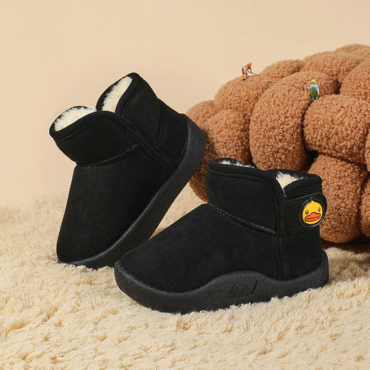 B.DUCK小黄鸭童鞋冬季时尚雪地靴 B5486803 商品图3