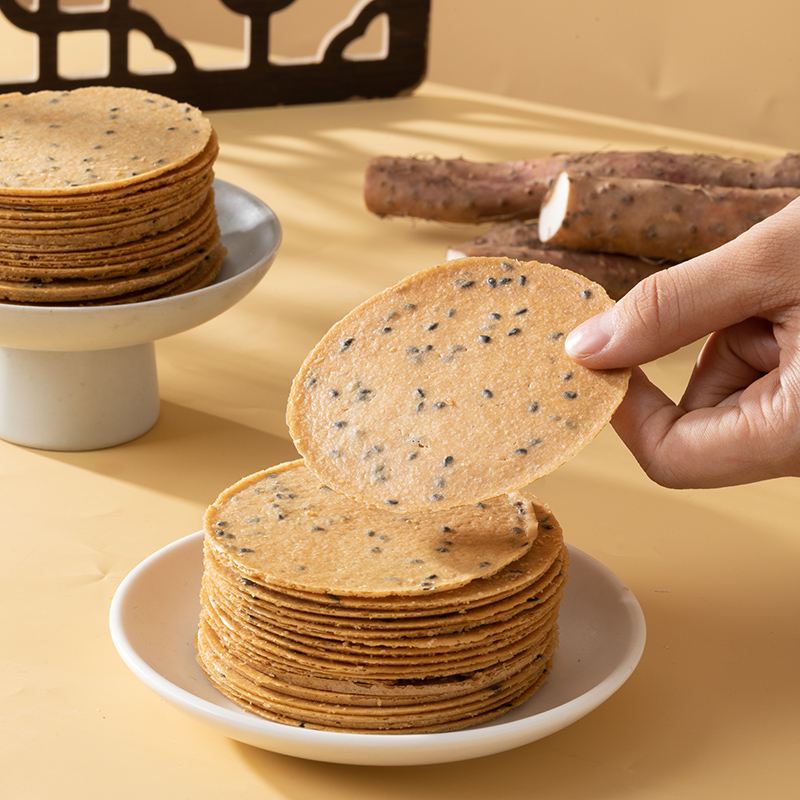 【儿康堂育儿】土拔香 铁棍山药山楂鸡内金黑芝麻薄饼200g