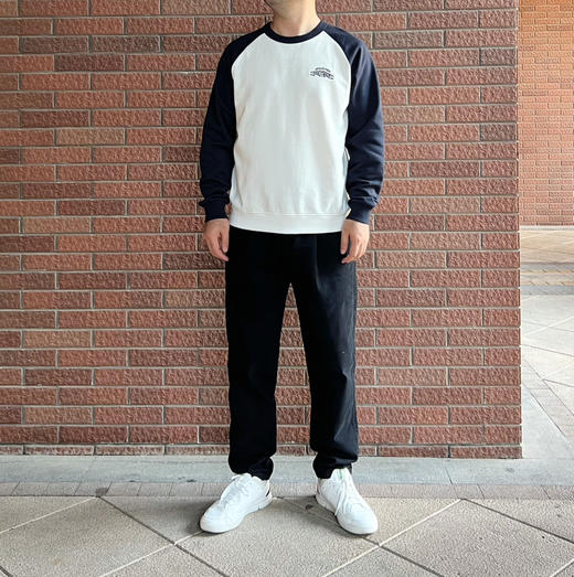 春秋 -美式字母插肩长袖男士圆领卫衣【包邮+三天无理由退huan】 商品图10