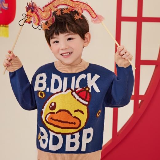 B.DUCK小黄鸭童装冬季套头针织衫 BF5412051 商品图3