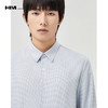 HIM漢崇 简约字母刺绣千鸟格衬衫男通勤商务正装长袖衬衣2025秋季 商品缩略图0