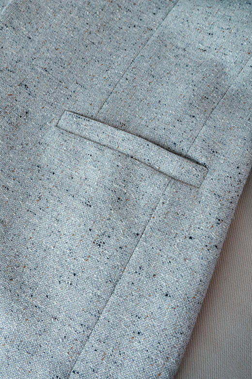 老钱叠穿烟花灰马甲套装 商品图7