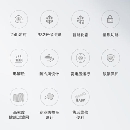 格力/空调/KFR-26GW/(26511)FNhAa-B3(含管)/新能效.格力(GREE)空调 凉之逸 1/1.5匹变频冷暖 节能省电 自清洁 家用壁挂机 门店同款 【大1匹】凉之逸 三级变频 商品图3