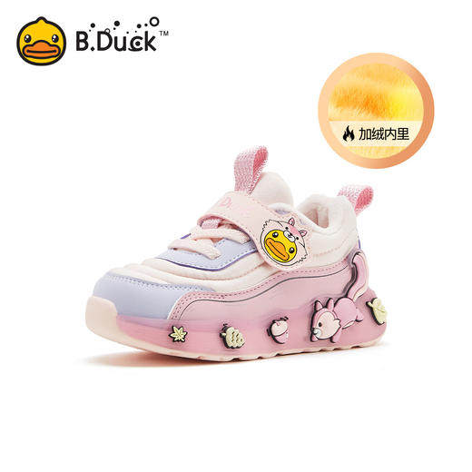 B.DUCK小黄鸭童鞋男女童冬季时尚运动鞋23-32 B5483044A 商品图3