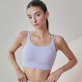 【限时秒】YOGACODE【火树银花系列】细肩带瑜伽中强度运动内衣YCDSB602（一体式胸垫）