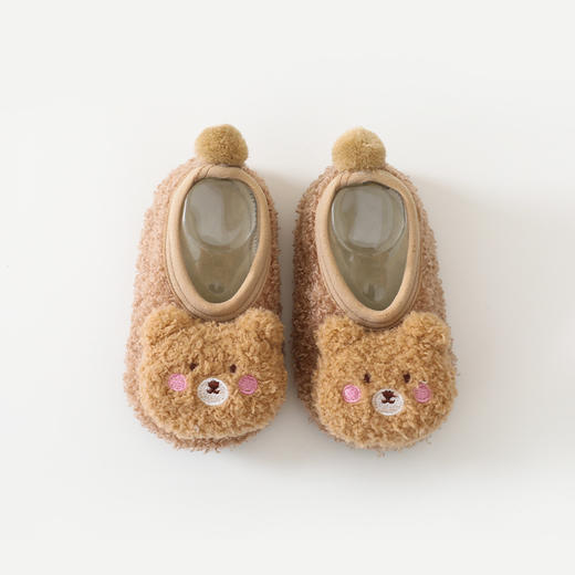 【感受 不一样的温暖和舒适！】儿童地板袜冬款加绒加厚婴儿袜子 防滑宝宝地板袜子鞋袜套可爱lm 商品图9