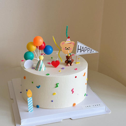 生日帽小熊蜡烛 商品图0