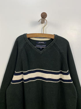 90年代 Vintage Tommy Hilfiger 香港制 针织毛衣 _SWT(L)