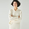 东黎 • 小山羊绒女士秋冬拉链翻领半胸套头衫 3342 商品缩略图4
