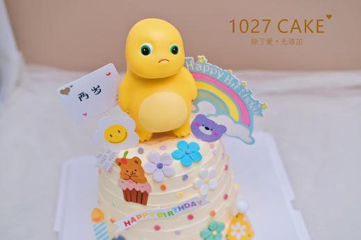 1027CAKE |   小奶龙蛋糕 翻糖花花 商品图3