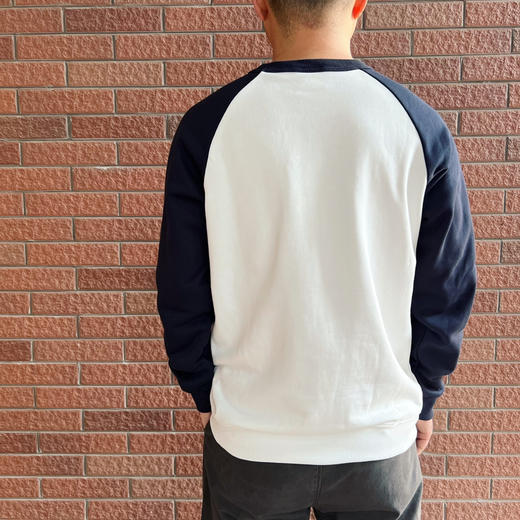 春秋 -美式字母插肩长袖男士圆领卫衣【包邮+三天无理由退huan】 商品图5