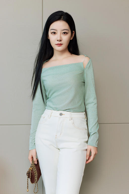 设计明线锥形牛仔裤 商品图1