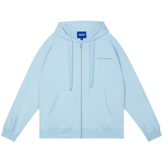 WassupHouse 立体凸印拉链连帽卫衣 商品图5