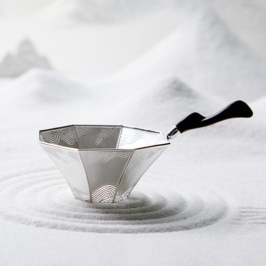 故式无边山度茶落·足银999·独家原创设计 商品图7