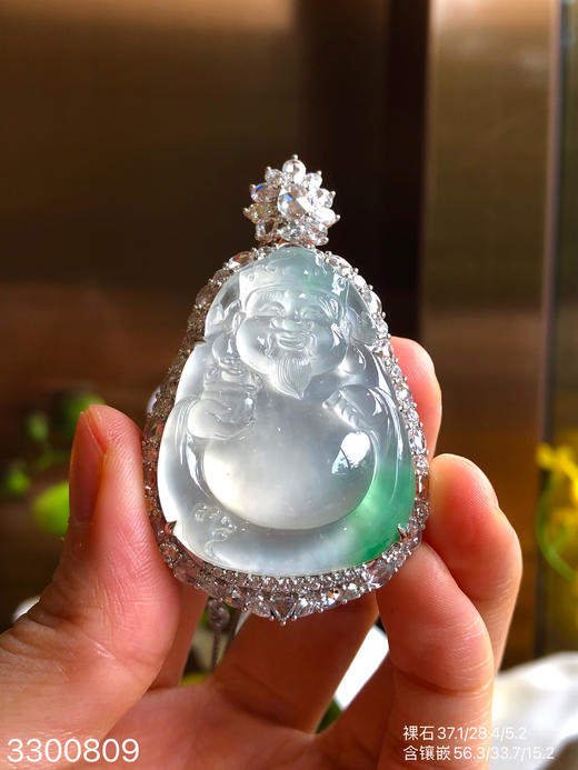 3300809，财神爷吊坠。具体价格微信咨询 商品图0