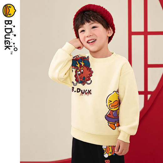 B.DUCK小黄鸭童装冬季圆领卫衣 BF5408051 商品图0