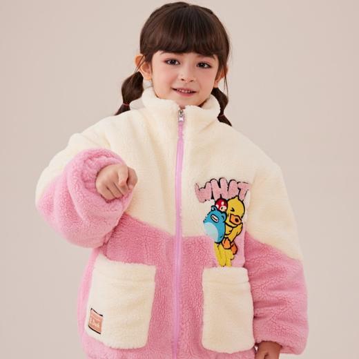 B.DUCK小黄鸭童装冬季休闲摇粒绒外套105-130 BF5411080 商品图2