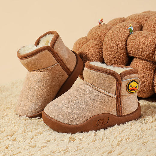 B.DUCK小黄鸭童鞋冬季时尚雪地靴 B5486803 商品图2