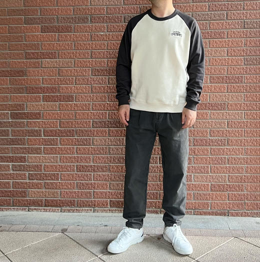 春秋 -美式字母插肩长袖男士圆领卫衣【包邮+三天无理由退huan】 商品图9