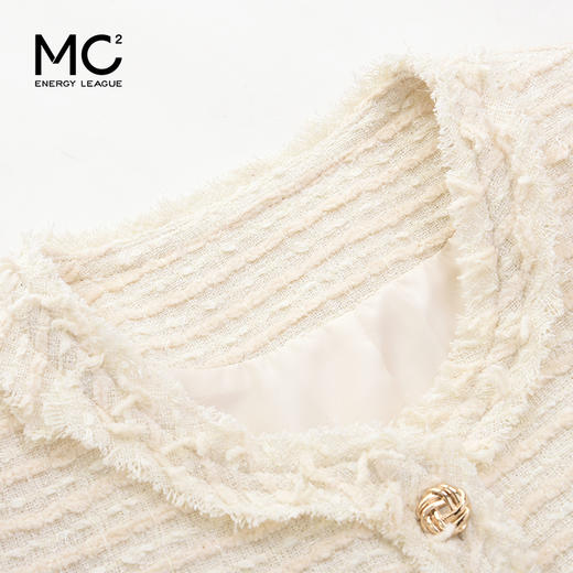 女装亮丝粗纺小香风外套-2313J3241002 商品图1