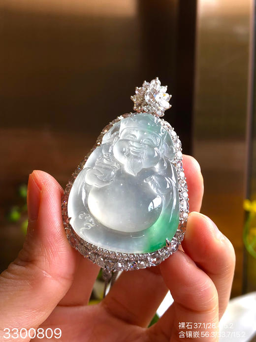 3300809，财神爷吊坠。具体价格微信咨询 商品图1