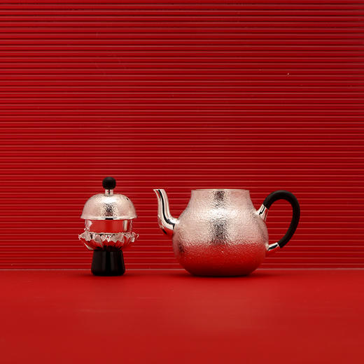 故式花开富贵·茶盖置·茶桌摆件茶道配件·999纯银 商品图8