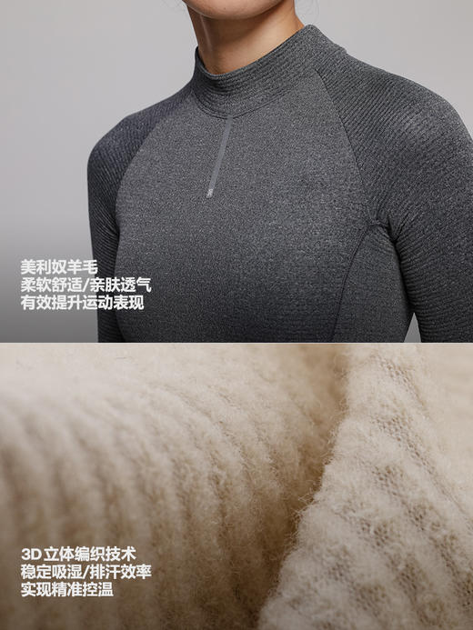 GRC桀骜无尽秋冬新款RESEARCH打底保暖公路自行车骑行服排汗衫女 商品图2