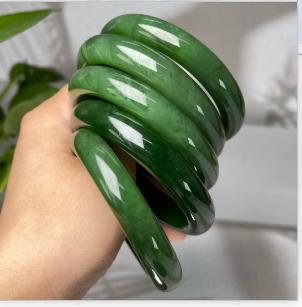 和田玉碧玉手镯 商品图0