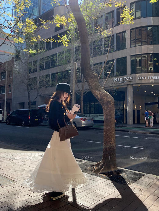 Read Nameless /黑色蕾丝金扣外套 商品图1