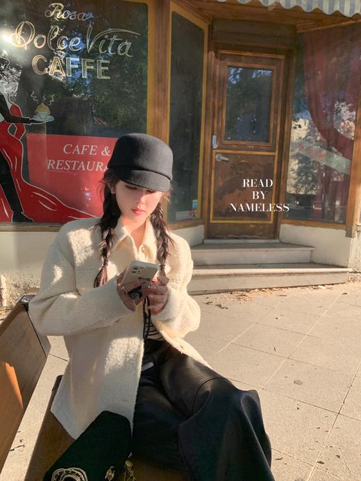 Read Nameless /休闲白色小香宽松外套+念念第一条皮裤 商品图7